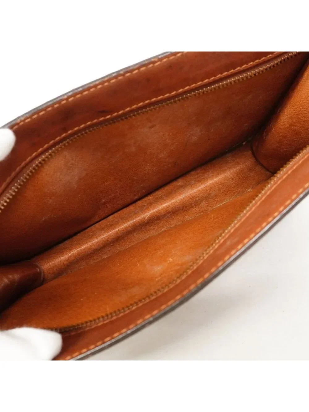Louis Vuitton Clutch Monogram Pochette Homme Brown